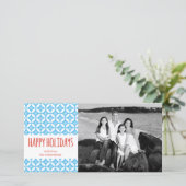 Happy Holidays Feiertagskarte (Stehend Vorderseite)