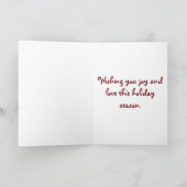 Happy Holidays Feiertagskarte (Innenseite)