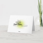 Happy Holidays Feiertagskarte (Rückseite)