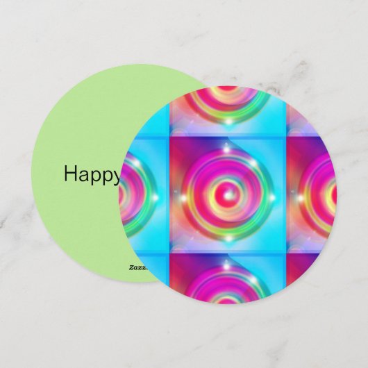 Happy Holidays Feiertagskarte (Vorne/Hinten)