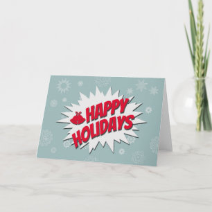 Happy Holidays Feiertagskarte