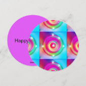 Happy Holidays Feiertagskarte (Vorne/Hinten)