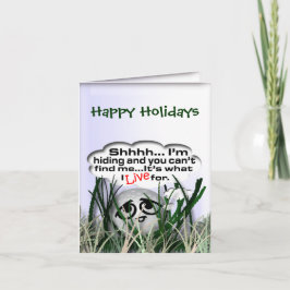 Happy Holidays Feiertagskarte