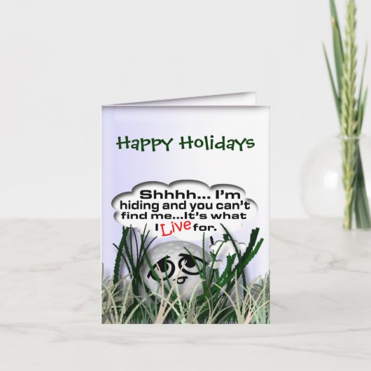 Happy Holidays Feiertagskarte (Vorderseite)