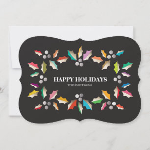 HAPPY HOLIDAYS FEIERTAGSKARTE