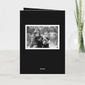 Happy Holidays Feiertagskarte (Rückseite)