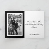 Happy Holidays Feiertagskarte (Innenseite)