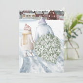 Happy Holidays Feiertagskarte (Stehend Vorderseite)