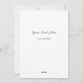 Happy Holidays Feiertagskarte (Rückseite)