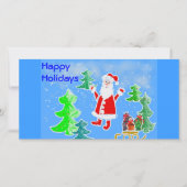 Happy Holidays Feiertagskarte (Vorderseite)