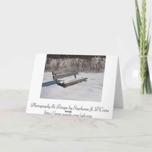 Happy Holidays Feiertagskarte (Rückseite)