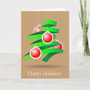 Happy Holidays Feiertagskarte