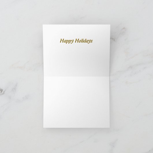 Happy Holidays Feiertagskarte (Innenseite)