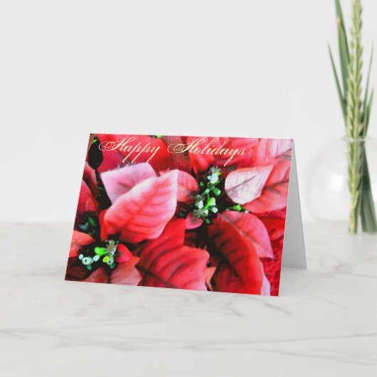 Happy Holidays_ Feiertagskarte (Vorderseite)