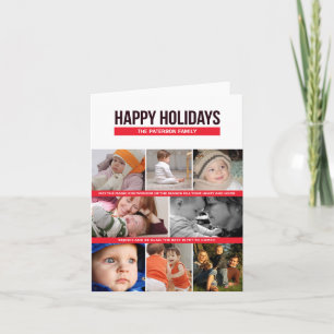 HAPPY HOLIDAYS FEIERTAGSKARTE