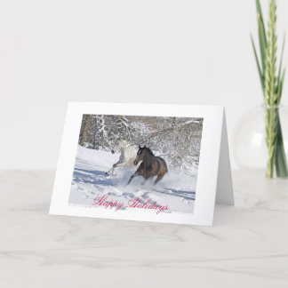 Happy Holidays Feiertagskarte