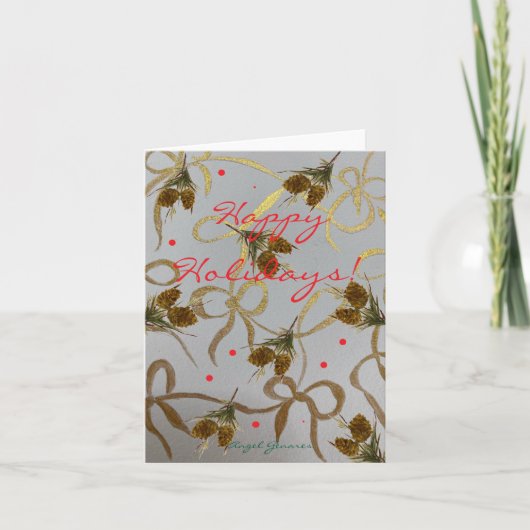 Happy Holidays! Feiertagskarte (Vorderseite)