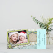 Happy Holidays Feiertagskarte (Stehend Vorderseite)