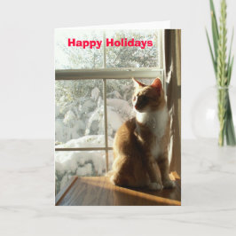 Happy Holidays Feiertagskarte