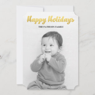 Happy Holidays Feiertagskarte