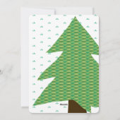 Happy Holidays Feiertagskarte (Rückseite)