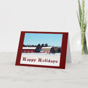 Happy Holidays Feiertagskarte
