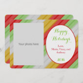 Happy Holidays Feiertagskarte (Vorne/Hinten)