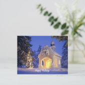Happy Holidays Feiertagspostkarte (Stehend Vorderseite)