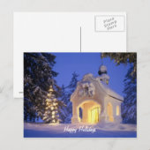 Happy Holidays Feiertagspostkarte (Vorne/Hinten)