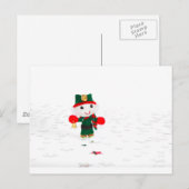 HAPPY HOLIDAYS FEIERTAGSPOSTKARTE (Vorne/Hinten)
