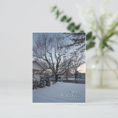 Happy Holidays Feiertagspostkarte (Stehend Vorderseite)