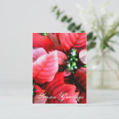 Happy Holidays_ Feiertagspostkarte (Stehend Vorderseite)