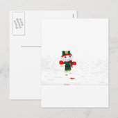 HAPPY HOLIDAYS FEIERTAGSPOSTKARTE (Vorne/Hinten)