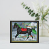 Happy Holidays Feiertagspostkarte (Stehend Vorderseite)