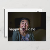HAPPY HOLIDAYS FEIERTAGSPOSTKARTE (Vorne/Hinten)