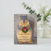 Happy Holidays_ Feiertagspostkarte (Stehend Vorderseite)