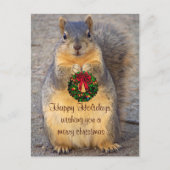 Happy Holidays_ Feiertagspostkarte (Vorderseite)