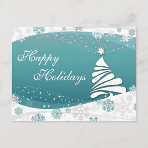 Happy Holidays Feiertagspostkarte