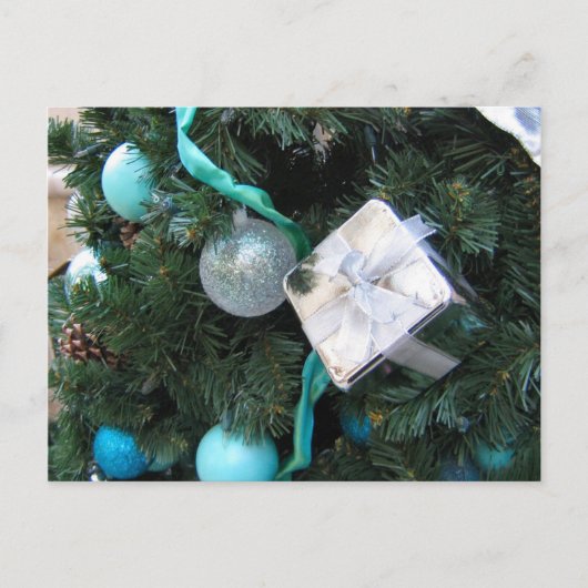 Happy Holidays Feiertagspostkarte (Vorderseite)