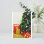 HAPPY HOLIDAYS FEIERTAGSPOSTKARTE (Stehend Vorderseite)