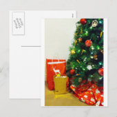 HAPPY HOLIDAYS FEIERTAGSPOSTKARTE (Vorne/Hinten)