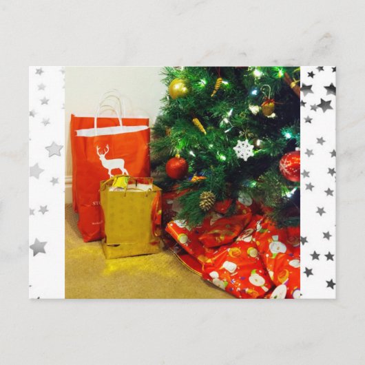 HAPPY HOLIDAYS FEIERTAGSPOSTKARTE (Vorderseite)