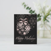 Happy Holidays Feiertagspostkarte (Stehend Vorderseite)