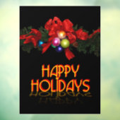 Happy Holidays Fensteraufkleber (Blatt 3)