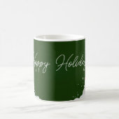 Happy Holidays – Festive Winter Green Mug Kaffeetasse (Mittel)