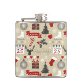 Happy Holidays Flachmann (Vorderseite)