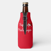 Happy Holidays Flasche Cooler Flaschenkühler (Flasche Rückseite)