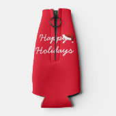 Happy Holidays Flasche Cooler Flaschenkühler (Rückseite)