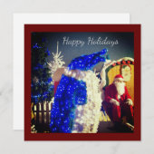 Happy Holidays Flat Card (Vorne/Hinten)