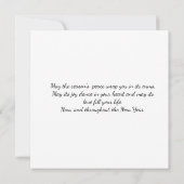 Happy Holidays Flat Card (Rückseite)